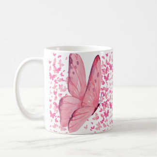 Pink Butterflies Coffee Mug