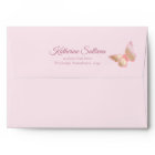 Pink Butterflies Girl Baby Shower
