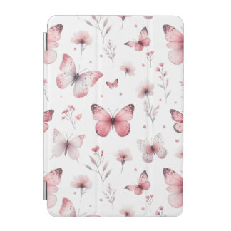 Pink Butterflies iPad Mini Cover