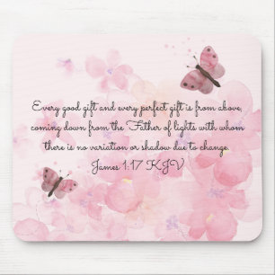 Pink Butterflies  Mouse Pad