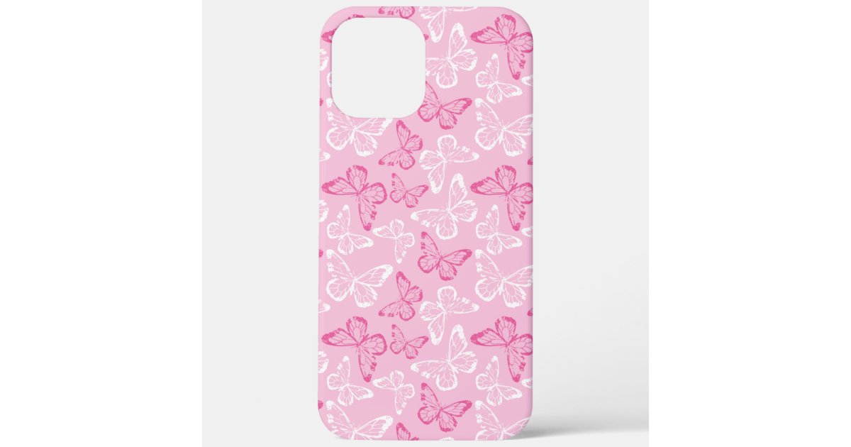 Pink Butterfly Case-Mate iPhone Case | Zazzle