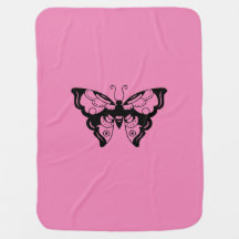 Pink Butterfly - Create Your Own (CYO) - Bib