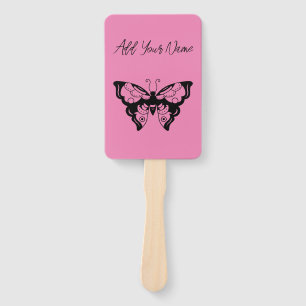 Pink Butterfly - Create Your Own (CYO) Hand fan