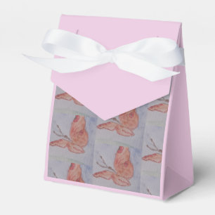 Pink Butterfly Favor Boxes