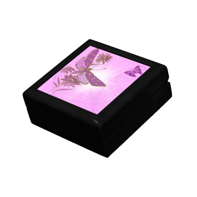 Pink Butterfly Gift Box (Side)