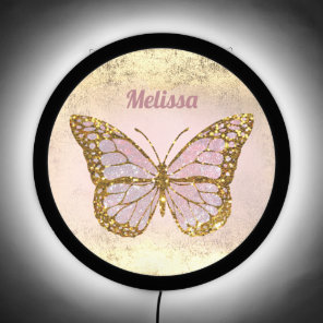 pink butterfly  LED sign
