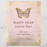 pink butterfly logo flyer<br><div class="desc">please note this is a printed product with NO REAL GOLD FOIL</div>