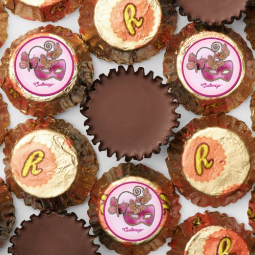 Pink Butterfly Mask Reeses Peanut Butter Cups