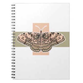 Pink butterfly notebook