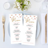 Purple Butterfly Themed Baby Shower Food Menu
