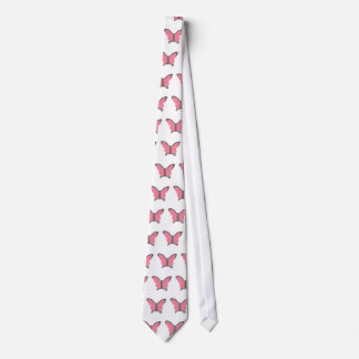 Pink Butterfly Tie