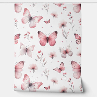 Pink Butterfly's  Wallpaper
