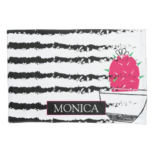 Pink Cactus pattern design Pillow Case