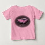 Pink Cadillac Flash Baby T-shirt at Zazzle