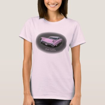 Pink Cadillac Flash T-shirt by Rosemariesw at Zazzle