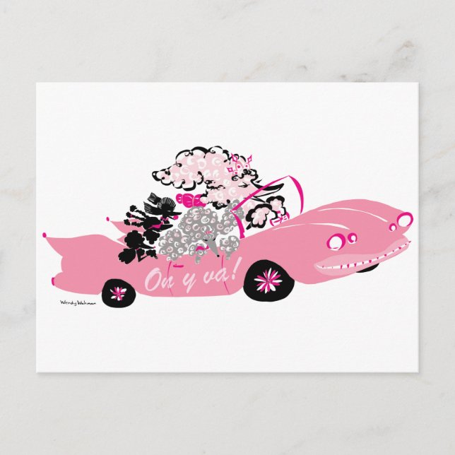 Pink Cadillac Postcard (Front)