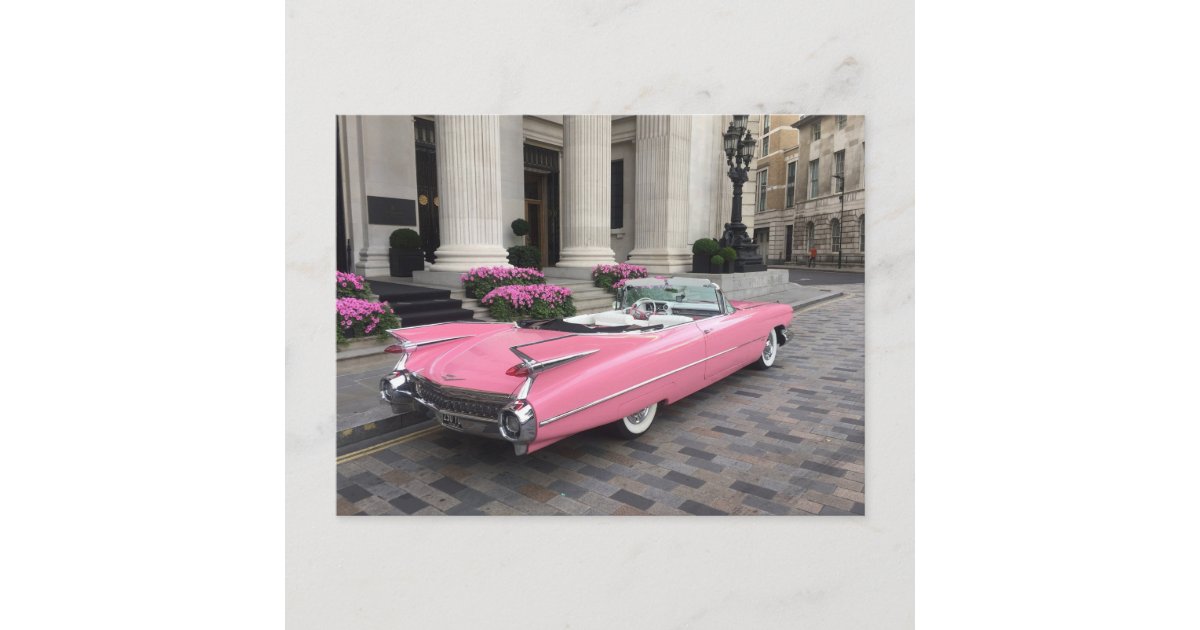 Pink Cadillac Postcard | Zazzle
