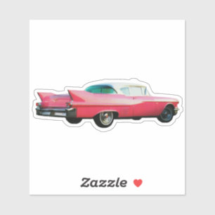 Pink Cadillac Sticker