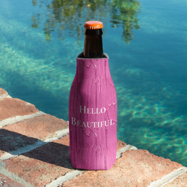 Pink Cake Frosting Bottle Cooler (In Situ Pool)