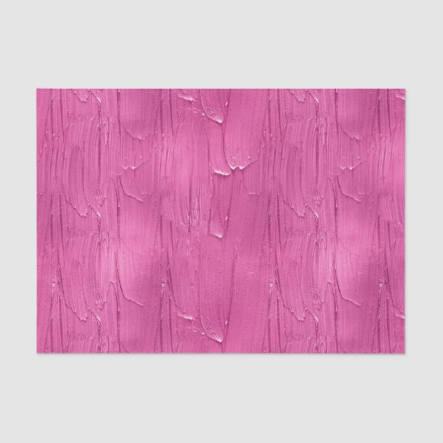 Pink Cake Frosting Chic Birthday Tissue Paper (Front)