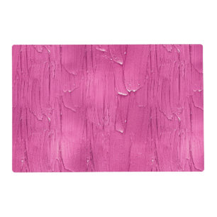 Pink Cake Frosting Chic Glitter Birthday Placemat