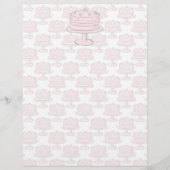 Pink Cake on Pink Cake Pattern. (Back)