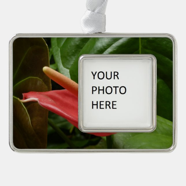 Pink Calla Lily Elegant Floral Christmas Ornament (Front)