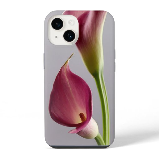pink calla lily iPhone 14 case