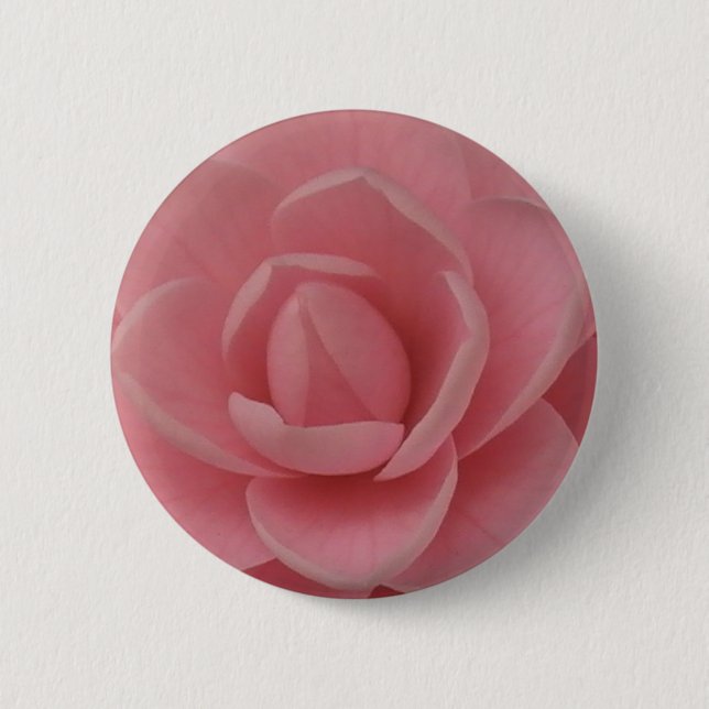 Pink Camellia Button (Front)