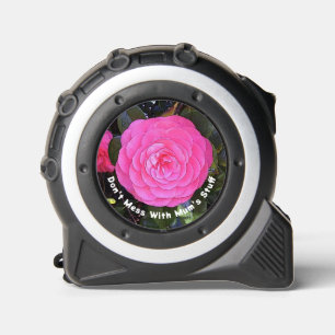 Pink Camellia Tape Measure