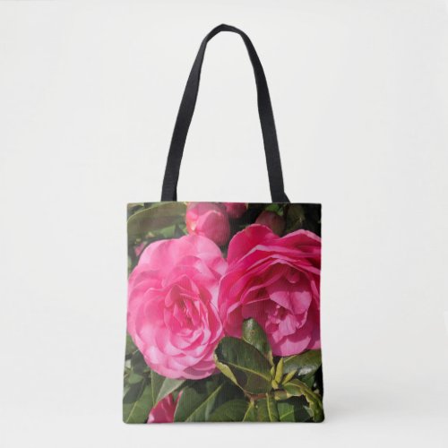 Pink Camellia  Tote Bag