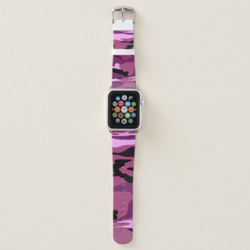 Pink Camo Apple Watch Band