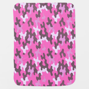 Pink Camo Baby Blanket