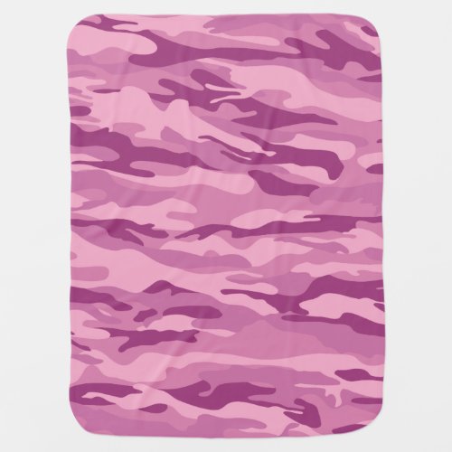 Pink Camo Baby Blanket