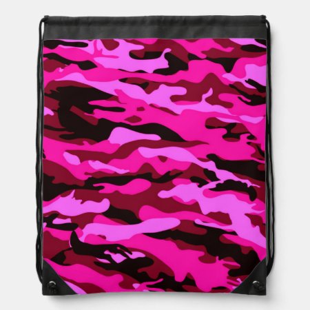 Pink Camo Backpack Bealeader