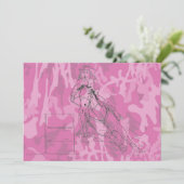 Pink Camo Barrel Racer (Standing Front)