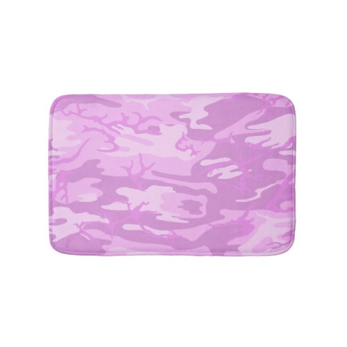 Pink Camo Bathroom Mat