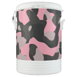 Pink Camo Beverage Cooler