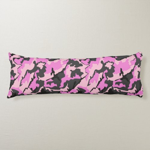 Pink Camo Body Pillow
