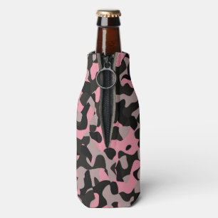 Pink Camo   Bottle Cooler