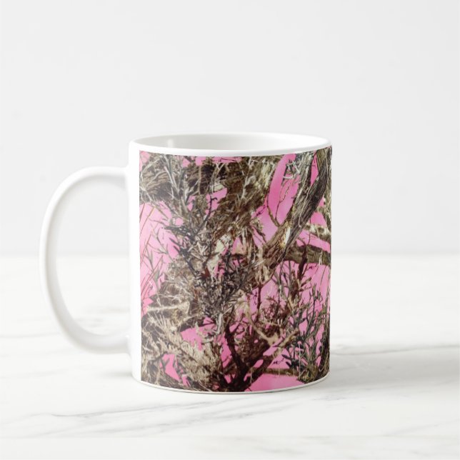 Pink Camo - Camouflage Gifts - Coffee Mug (Left)