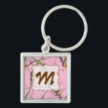 Pink Camo Camouflage Hunting Girl Real Key Chain<br><div class="desc">Pink Camo Camouflage Hunting Girl Real Tree Hunters Deer Doe Buck Duck Leaf Twig Country Rustic Girly Key Chain</div>