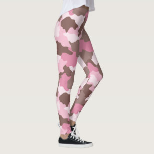 Pink Camo Camouflage Leggings