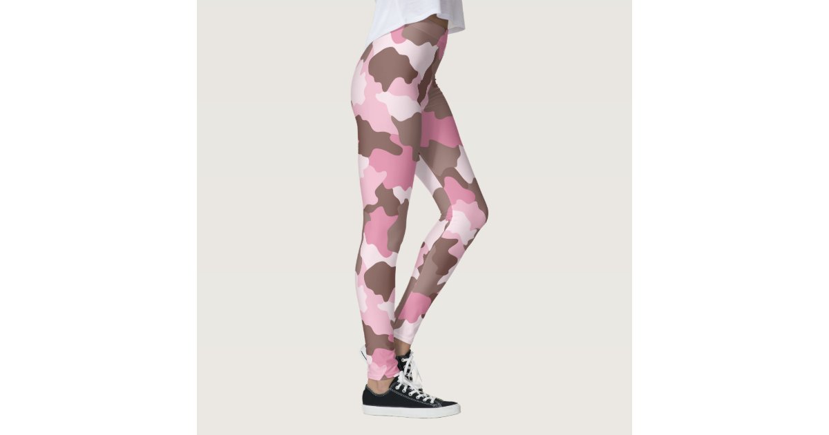 Pink Camo Camouflage Leggings