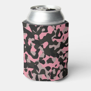 Pink Camo  Can Cooler