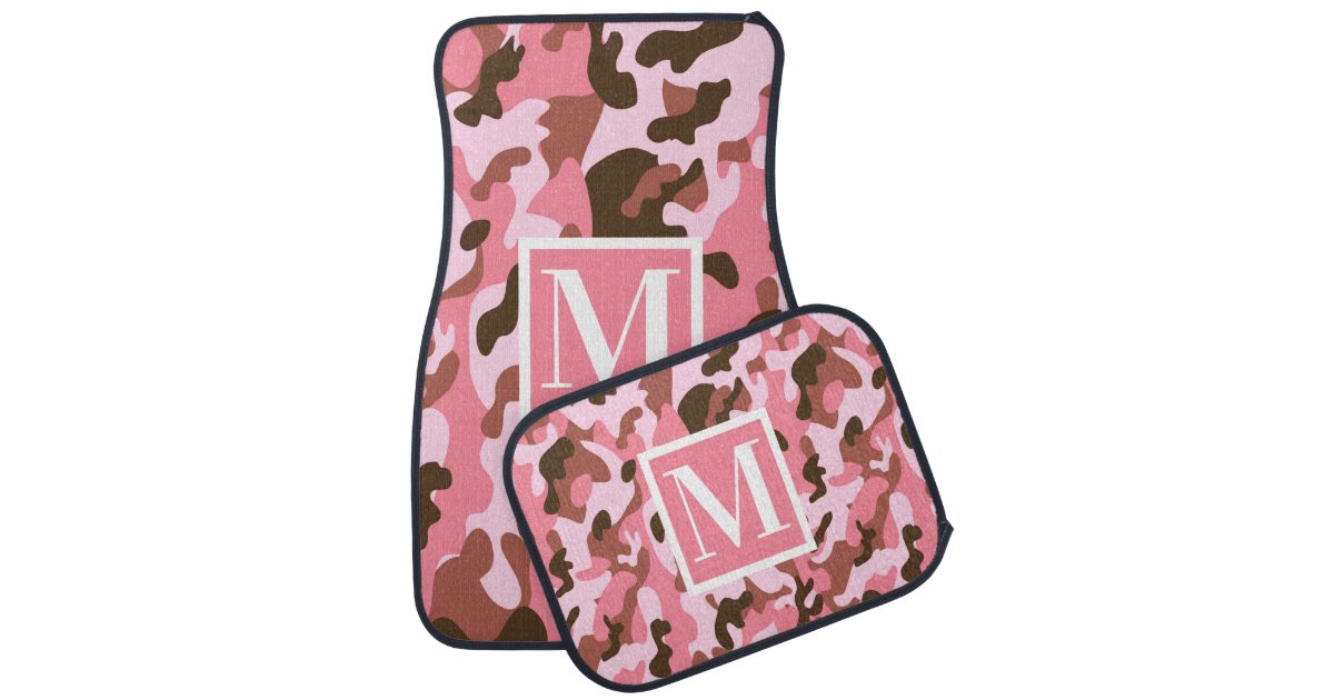 Pink Camo Car Floor Mat Zazzle