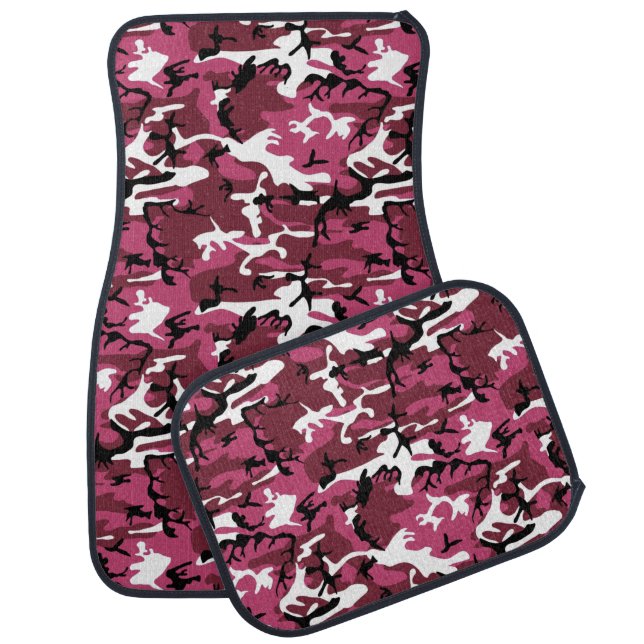 Pink Camo Car Mat (Set)