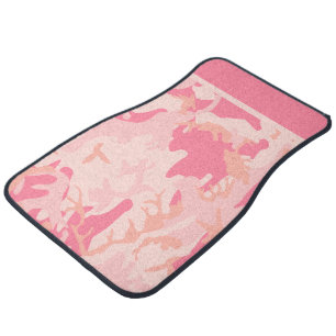 Pink Camo Car Mats