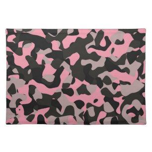 Pink Camo Cloth Placemat
