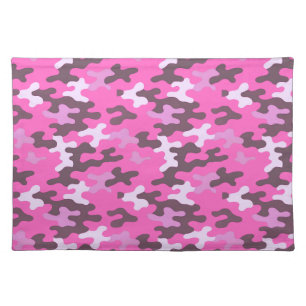 Pink Camo Cloth Placemat